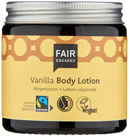 FAIR SQUARED Body Lotion Vanille 100 ml Pfandfglas