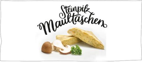 Vegetarische Steinpilz-Frischkäse Maultaschen (120 g pro Stück)