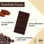 1 Tafel MAKRi Dattel Schokolade - Dunkel 72%