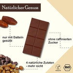 1 Tafel MAKRi Dattel Schokolade - Haselnuss 56%