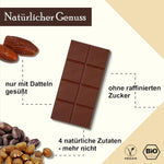 4x MAKRi Dattel Schokolade - Haselnuss 56% 425g