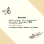 1 Tafel MAKRi Dattel Schokolade - Haselnuss 56%
