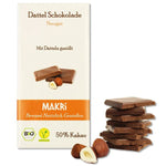 4x MAKRi Dattel Schokolade - Nougat 50% 425g