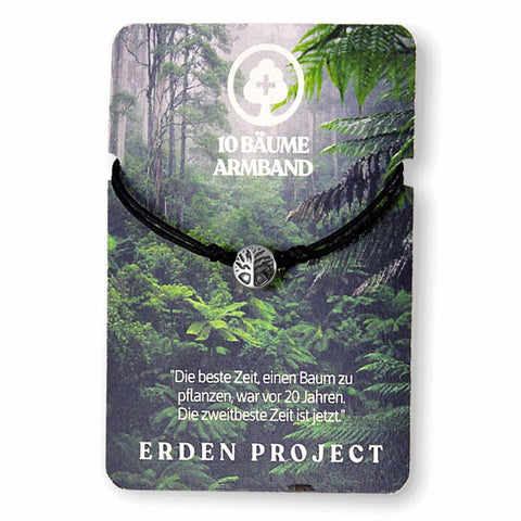 5 - Bäume Armband Silber - ideal als Geschenk