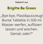 Küche, Bad und Glasreiniger Vorrat - unverpackte Tabs zum Nachfüllen (je Sorte 4 Tabs)