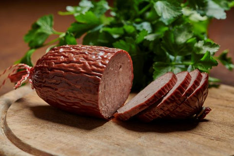 Gerauchte Schinkenwurst