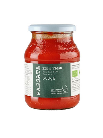 Bio Passata, passierte Tomaten 500g Pfandflasche inkl. Pfand