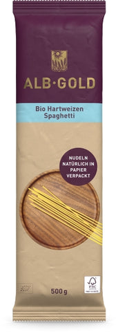 Hartweizen Spaghetti ohne Ei Alb Gold